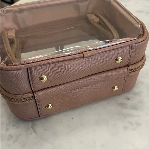 CALPAK clear small cosmetics case in Caramel - Picture 5 of 8